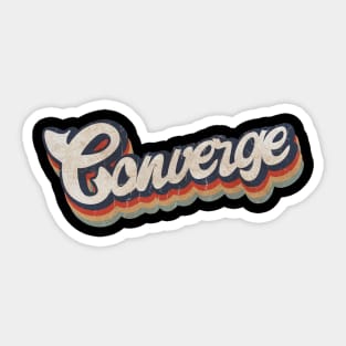 Converge KakeanKerjoOffisial VintageColor Sticker